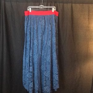 Lularoe long Lucy skirt size 2XL